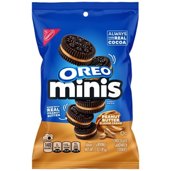 NAB BIG BAG MINI OREO PEANUT BUTTER 6CT