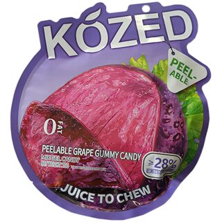 KOZED PEELABLE GRAPE 75GM 10CT