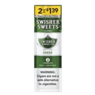 SWISHER $1.39 30/2PK GREEN