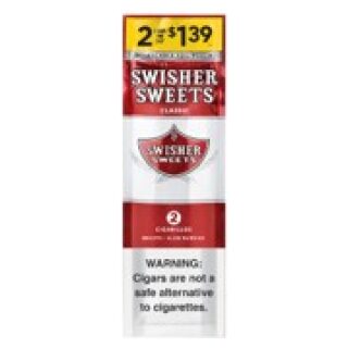 SWISHER $1.39 30/2PK RED SWEET