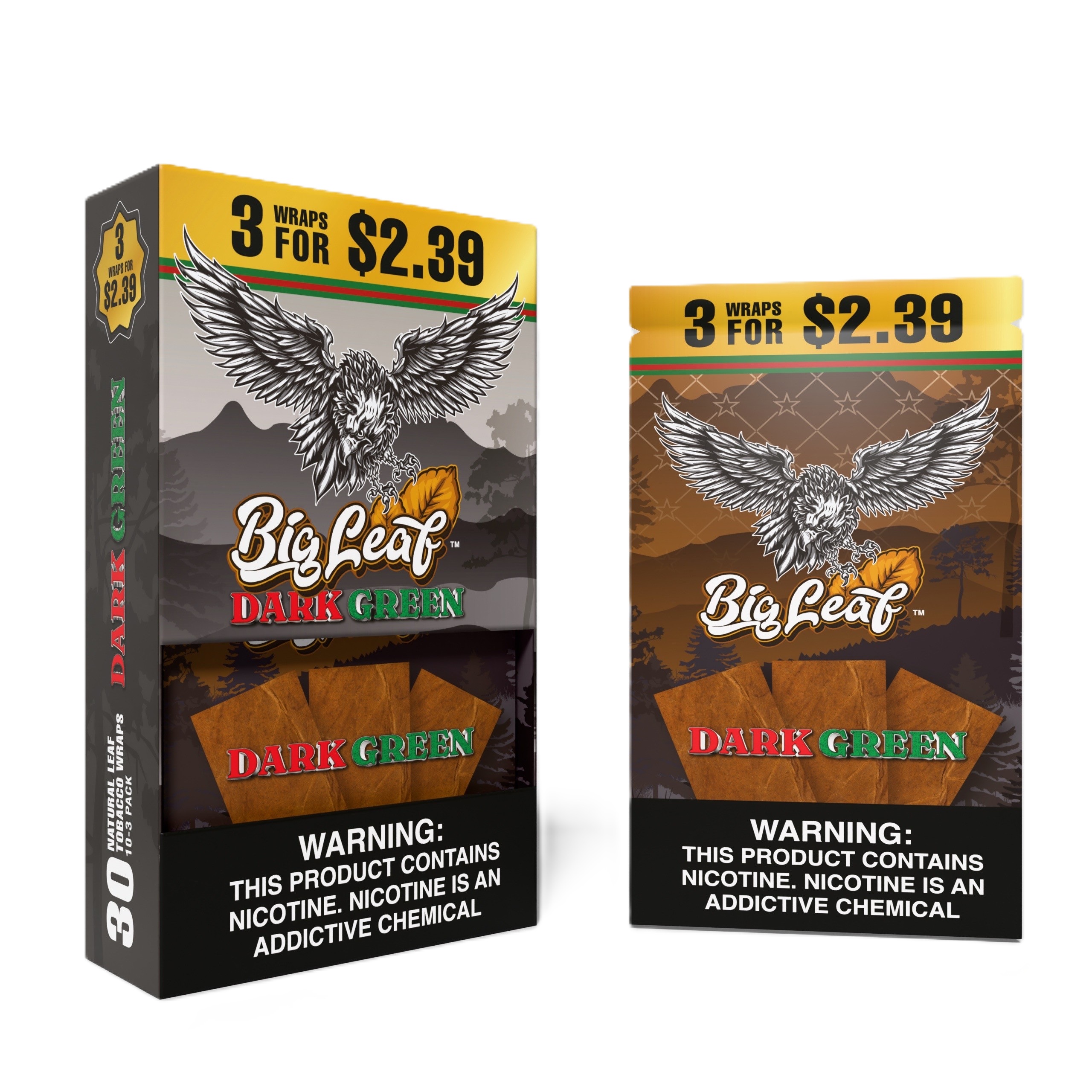 BIG LEAF 3/$2.39 DARK GREEN 10CT - Martin & Snyder Product Sales