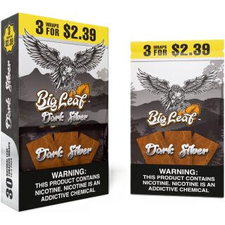 BIG LEAF 3/$2.39 DARK SILVER 10CT