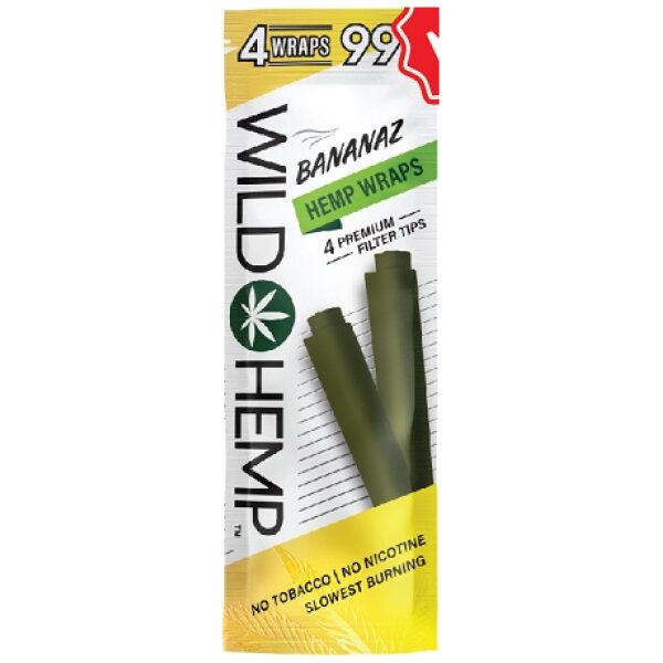 WILD HEMP WRAPS 4/99 BANANAZ 20CT