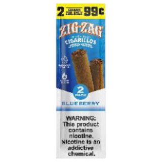 ZIG ZAG PREMIUM 2/99¢ BLUEBERRY 15CT