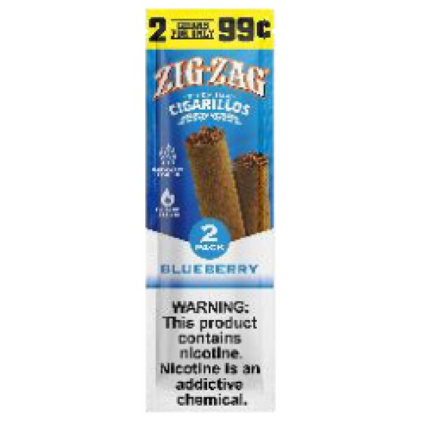 ZIG ZAG PREMIUM 2/99Â¢ BLUEBERRY 15CT - Martin & Snyder Product Sales