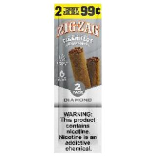 ZIG ZAG PREMIUM 2/99¢ DIAMOND 15CT