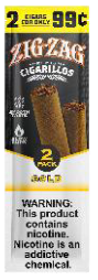 ZIG ZAG PREMIUM 2/99¢ GOLD 15CT