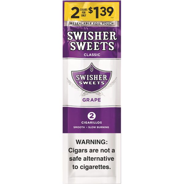 SWISHER $1.39 30/2PK GRAPE