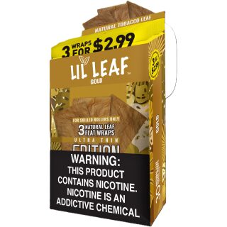 LIL LEAF ULTRA THIN GOLD 10/3PK $2.99 LIMIT 5