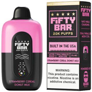 FIFTY BAR X FRUITIA 20K PUFF STRAWBERRY BELTZ 5PK
