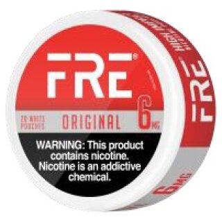 FRE NICOTINE POUCH ORIGINAL 6MG 5/20CT