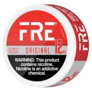 FRE NICOTINE POUCH ORIGINAL 12MG 5/20CT