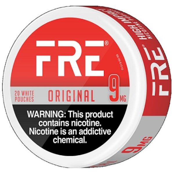 FRE NICOTINE POUCH ORIGINAL 9MG 5/20CT