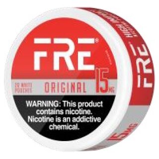 FRE NICOTINE POUCH ORIGINAL 15MG 5/20CT