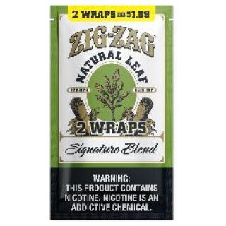 ZIG ZAG FLATWRAP 2/$1.89 SIGNATURE BLEND 10CT