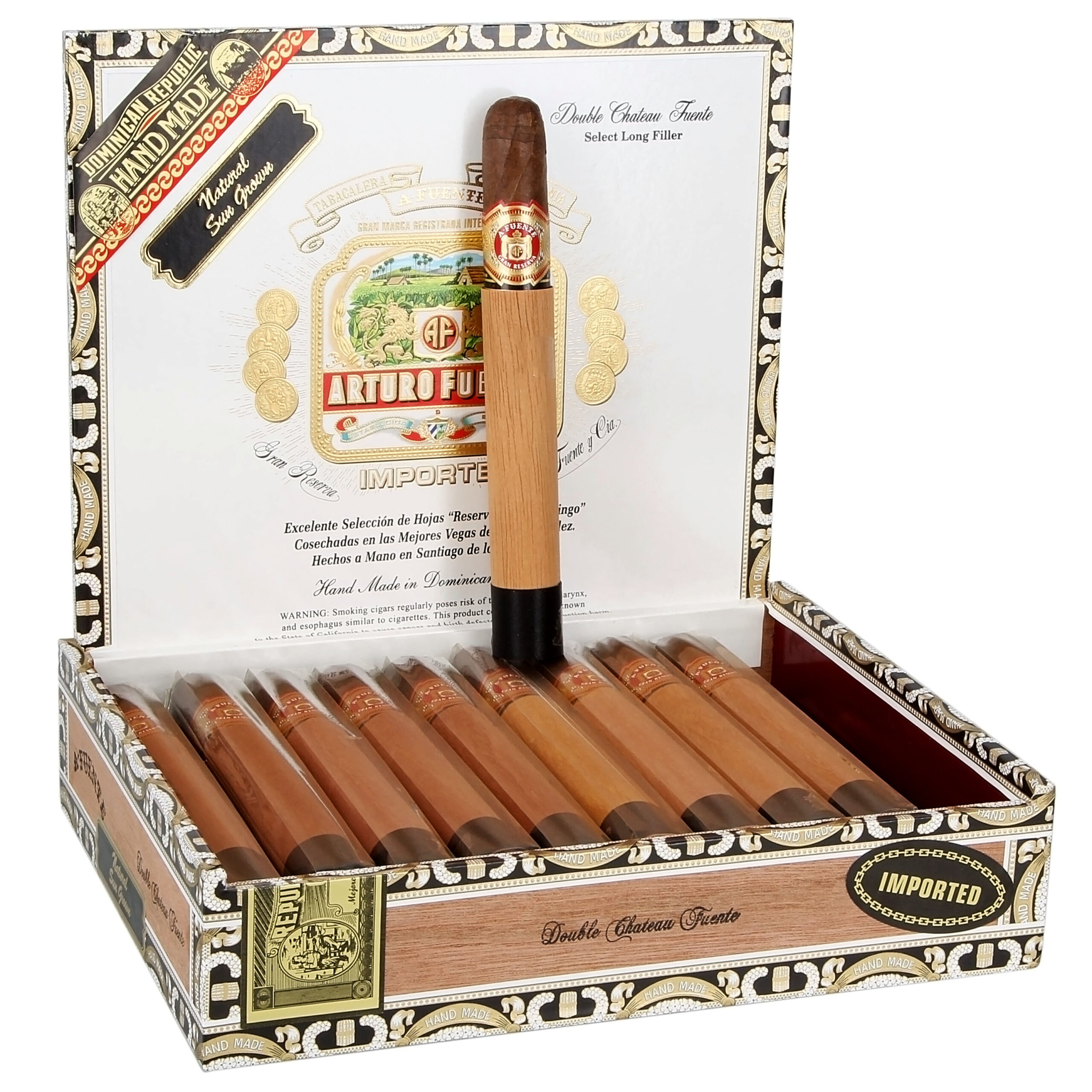 ARTURO FUENTE DOUBLE CHATEAU FUENTE SUNGROWN 20CT
