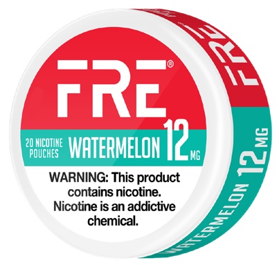 FRE NICOTINE POUCH WATERMELON 12MG 5/20CT