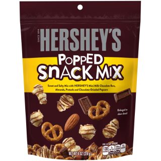 HERSHEY POPPED SNACK MIX 3/8OZ