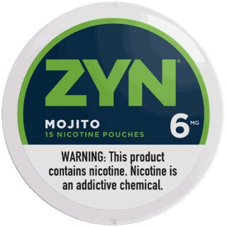 ZYN NICOTINE POUCH MOJITO 6MG 5/15CT