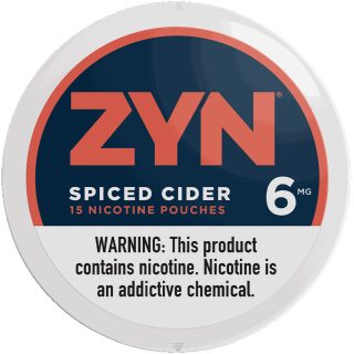 ZYN NICOTINE POUCH SPICED CIDER 6MG 5/15CT