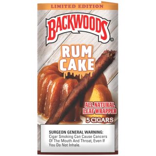 BACKWOODS 8/5PK RUM CAKE
