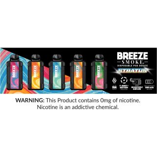 BREEZE 0MG STRATUS 50CT DISPLAY
