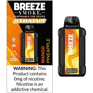BREEZE 0MG STRATUS MANGO PINEAPPLE 5CT
