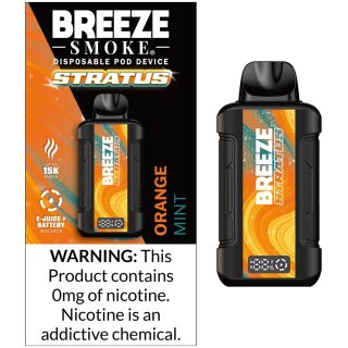 BREEZE 0MG STRATUS ORANGE MINT 5CT