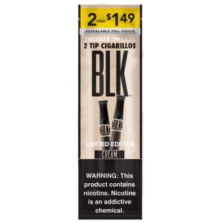 SWISHER BLK 2/$1.49 CREAM 15/2CT