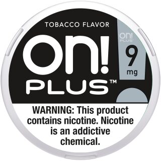 ON! PLUS POUCH TOBACCO 9MG/5CT
