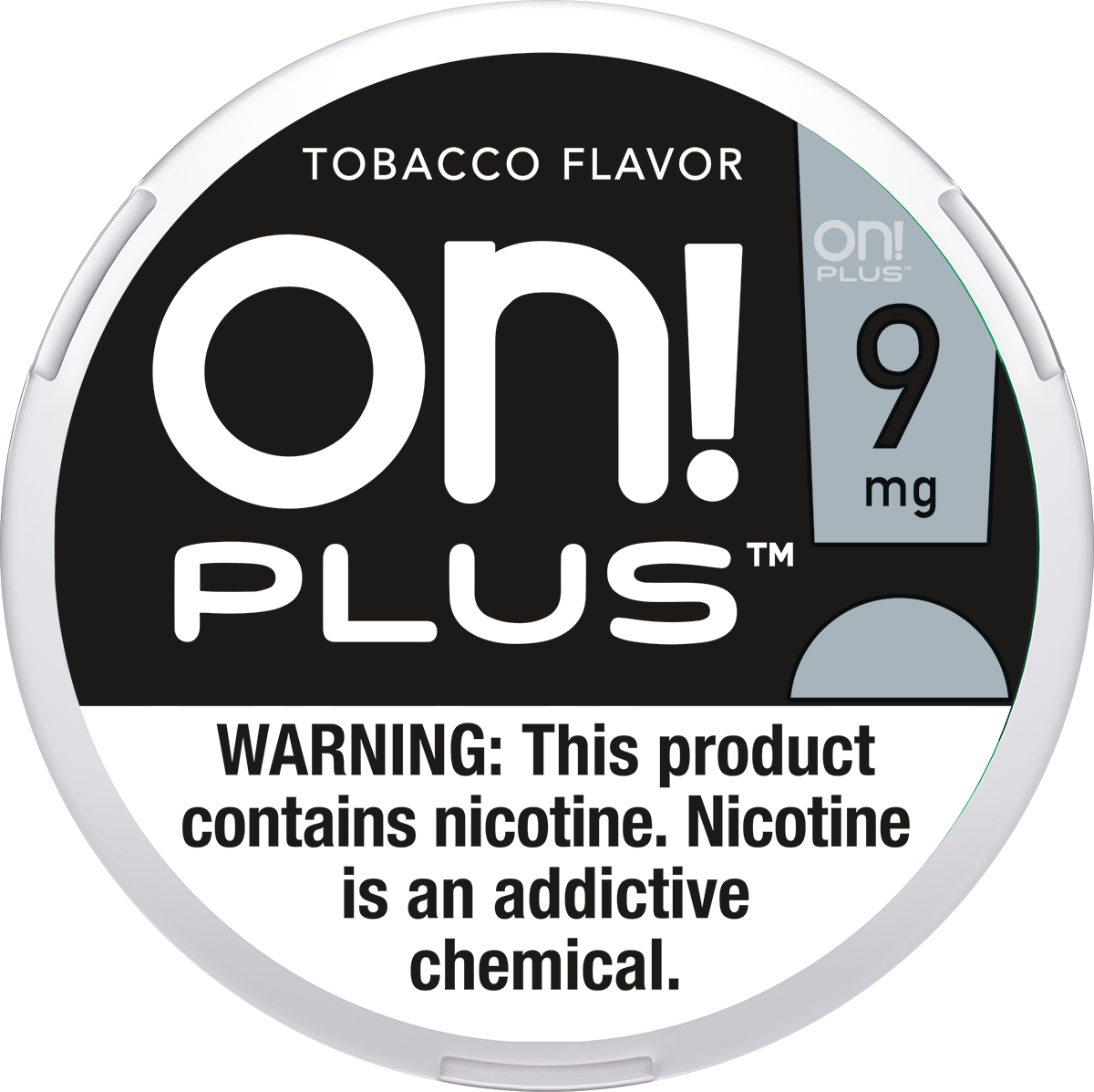 ON! PLUS POUCH TOBACCO 9MG/5CT