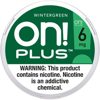 ON! PLUS POUCH WINTERGREEN 6MG/5CT