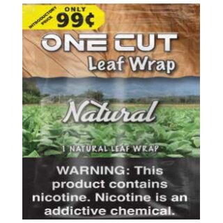 ONE CUT LEAF WRAP .99Â¢ NATURAL 20CT