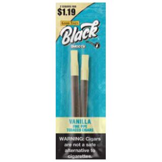 GOOD TIMES BLACK SMOOTH 2/$1.19 VANILLA