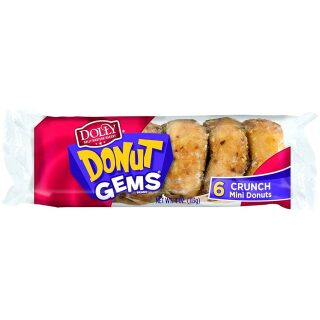 DOLLY MADISON DONUT GEMS CRUNCH 6CT