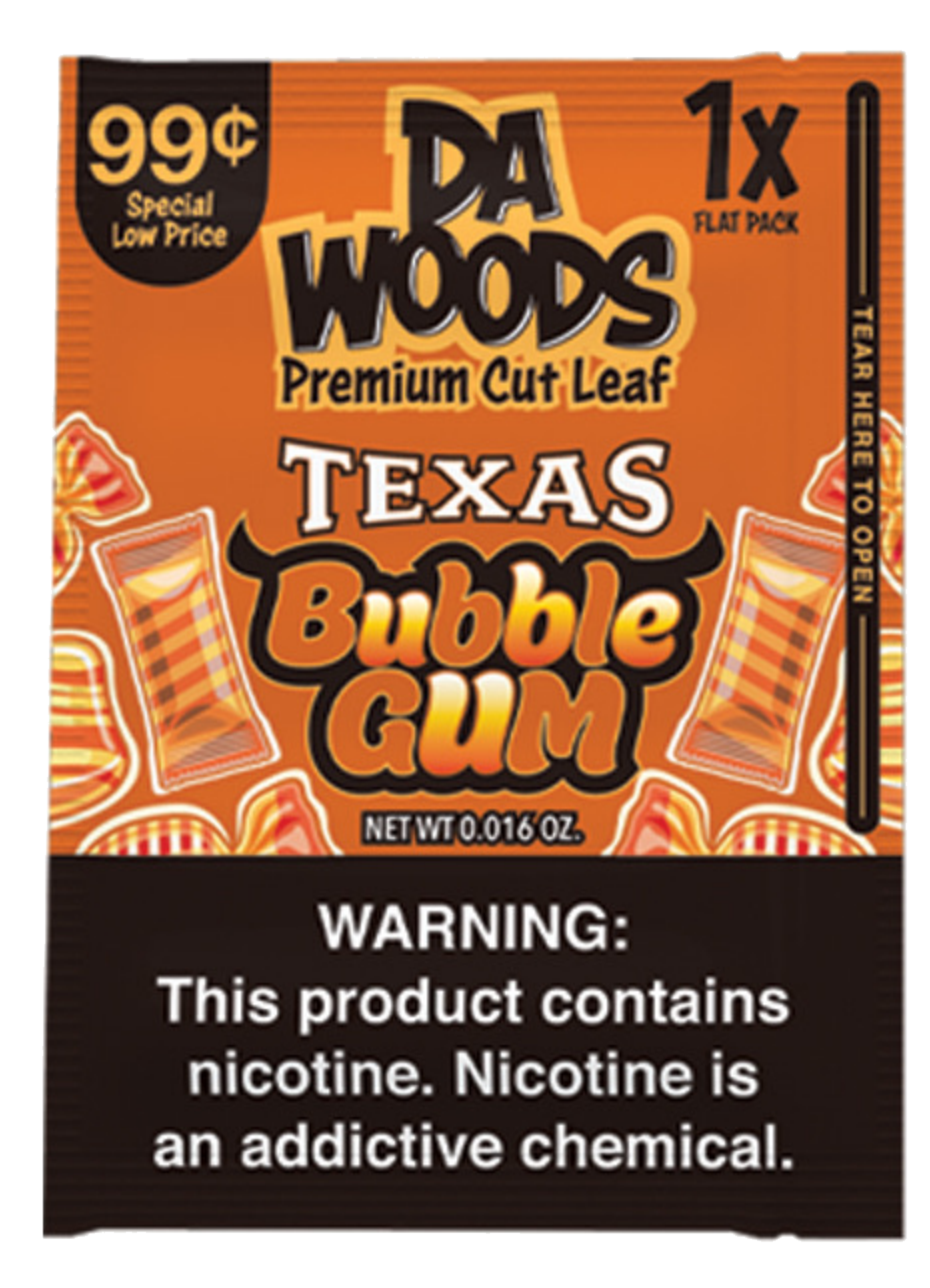 DA WOODS LEAF TEXAS BUBBLE GUM 20CT 99Â¢