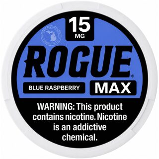 ROGUE MAX 15MG BLUE RASPBERRY 5/20CT
